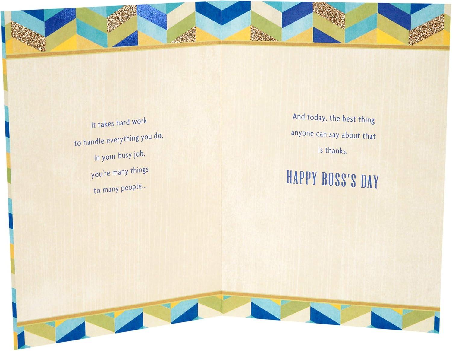 imageHallmark Bosss Day Card ThanksYoure the Best Boss