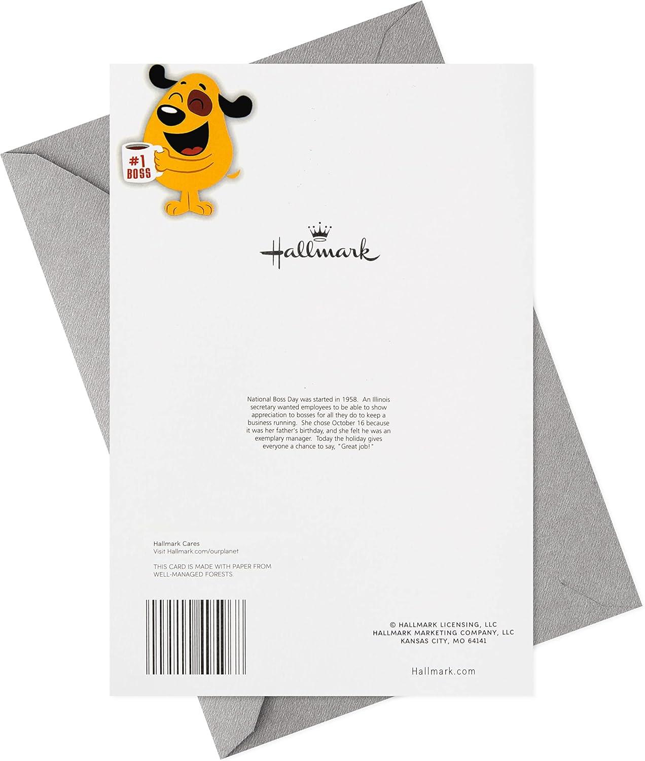 imageHallmark Bosss Day Pop Up Card from All Big FussBig Fuss From All