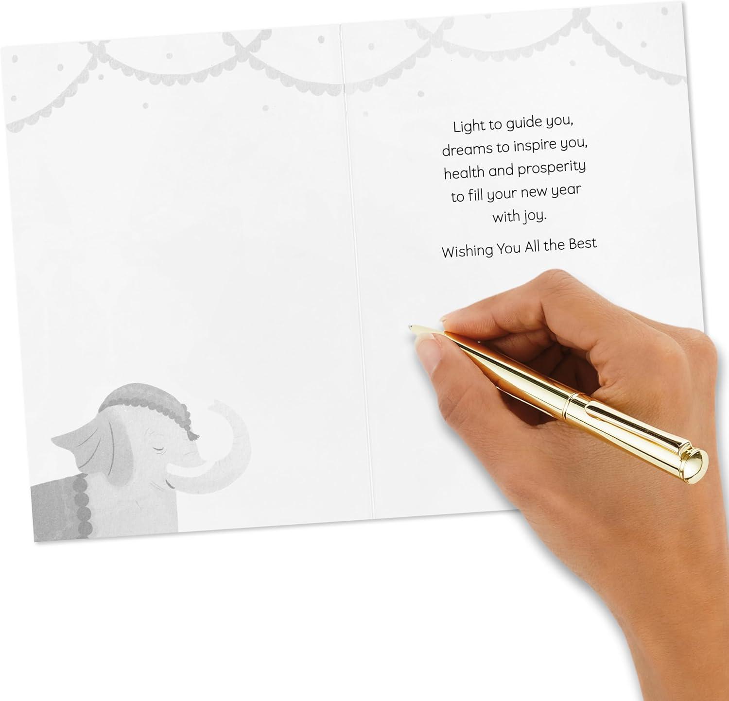 imageHallmark Golden Thread Diwali Card Assortment 16 Cards with Envelopes