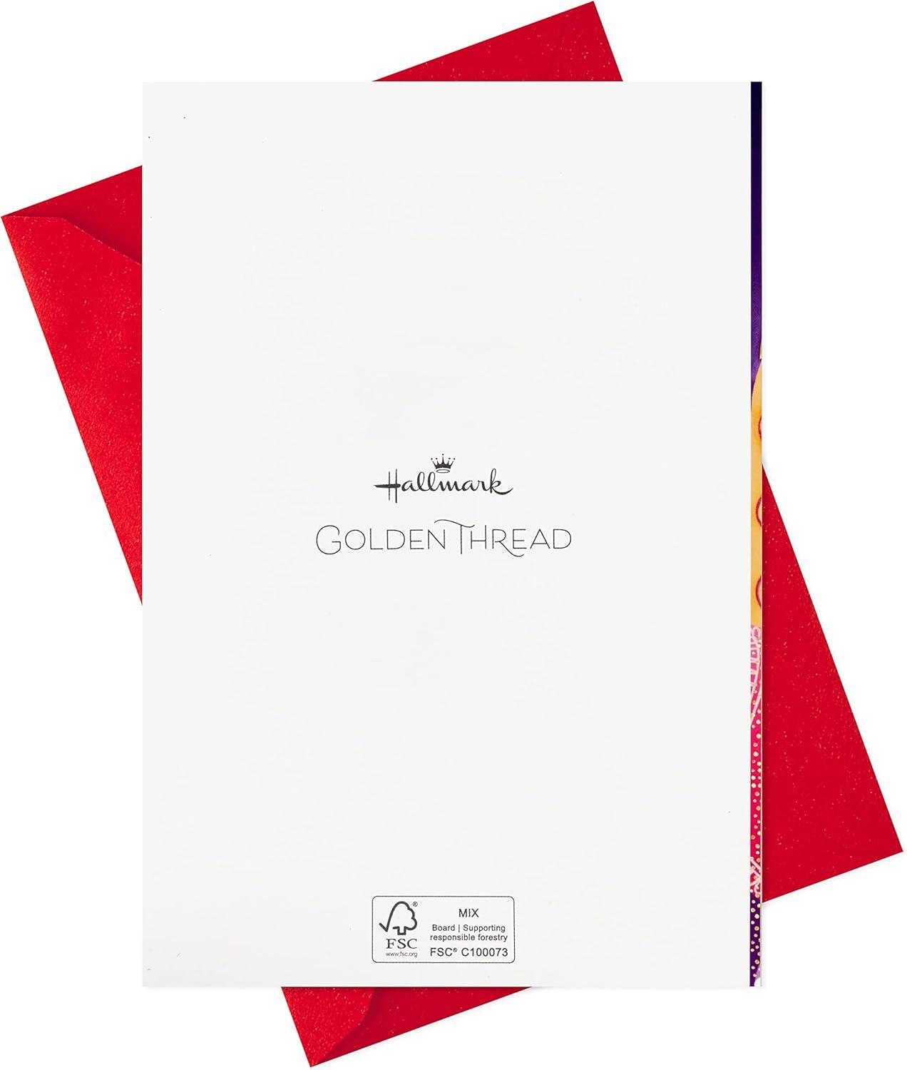 imageHallmark Golden Thread Diwali Card Assortment Happy Diwali 16 Cards with Envelopes