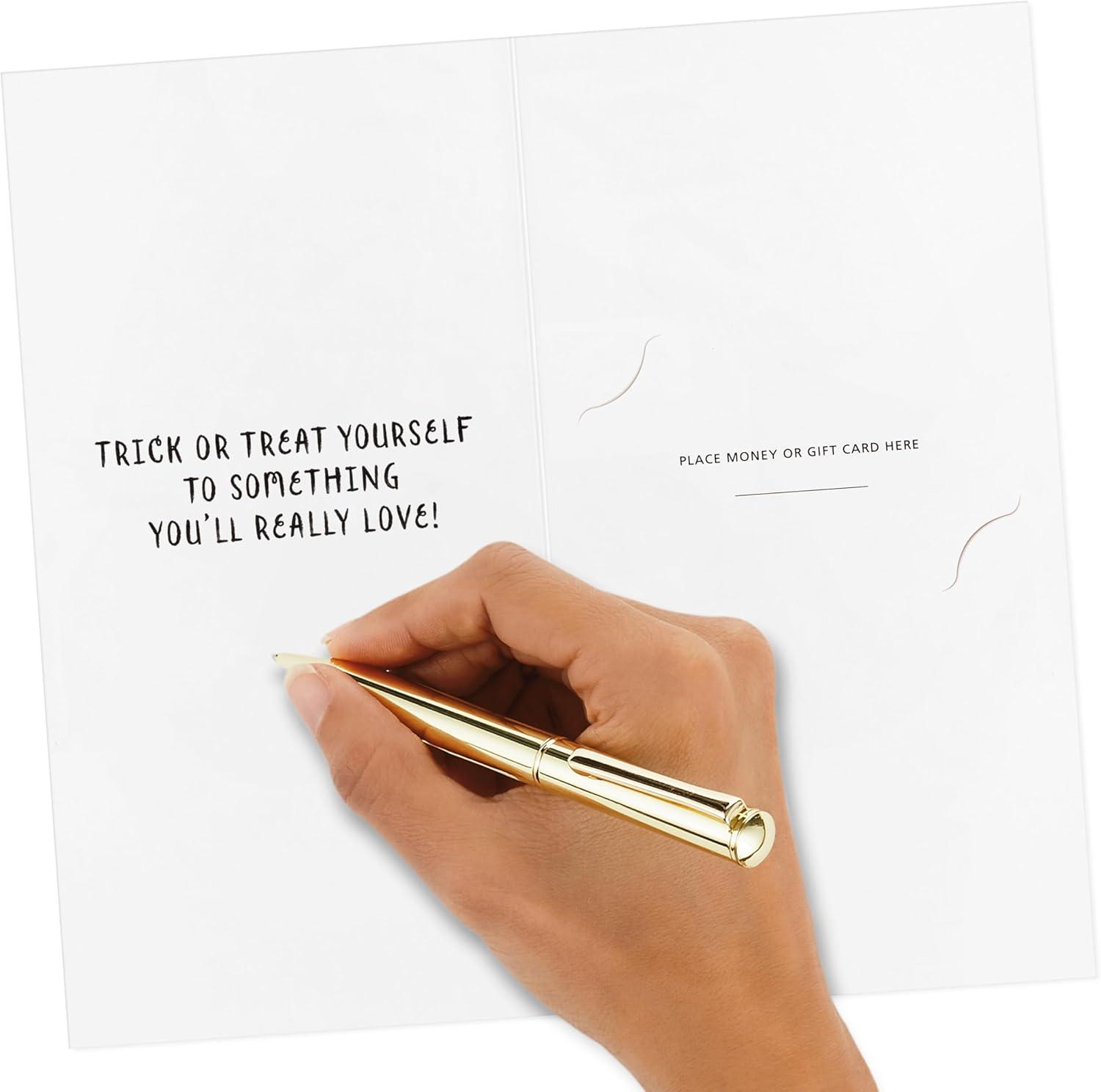 imageHallmark Halloween Cards Assortment Vintage Halloween 16 Cards and EnvelopesGhost and Stars