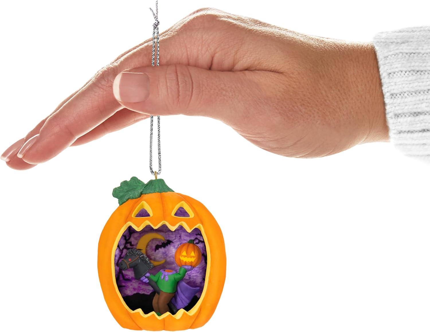 imageHallmark Keepsake Halloween Ornament 2025 Happy Halloween Devil Pumpkin Diorama2024 Happy Halloween