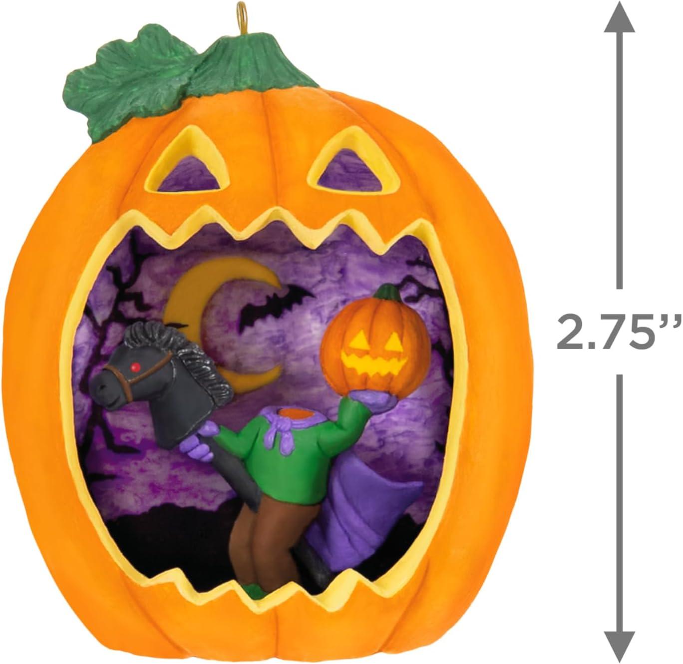 imageHallmark Keepsake Halloween Ornament 2025 Happy Halloween Devil Pumpkin Diorama2024 Happy Halloween