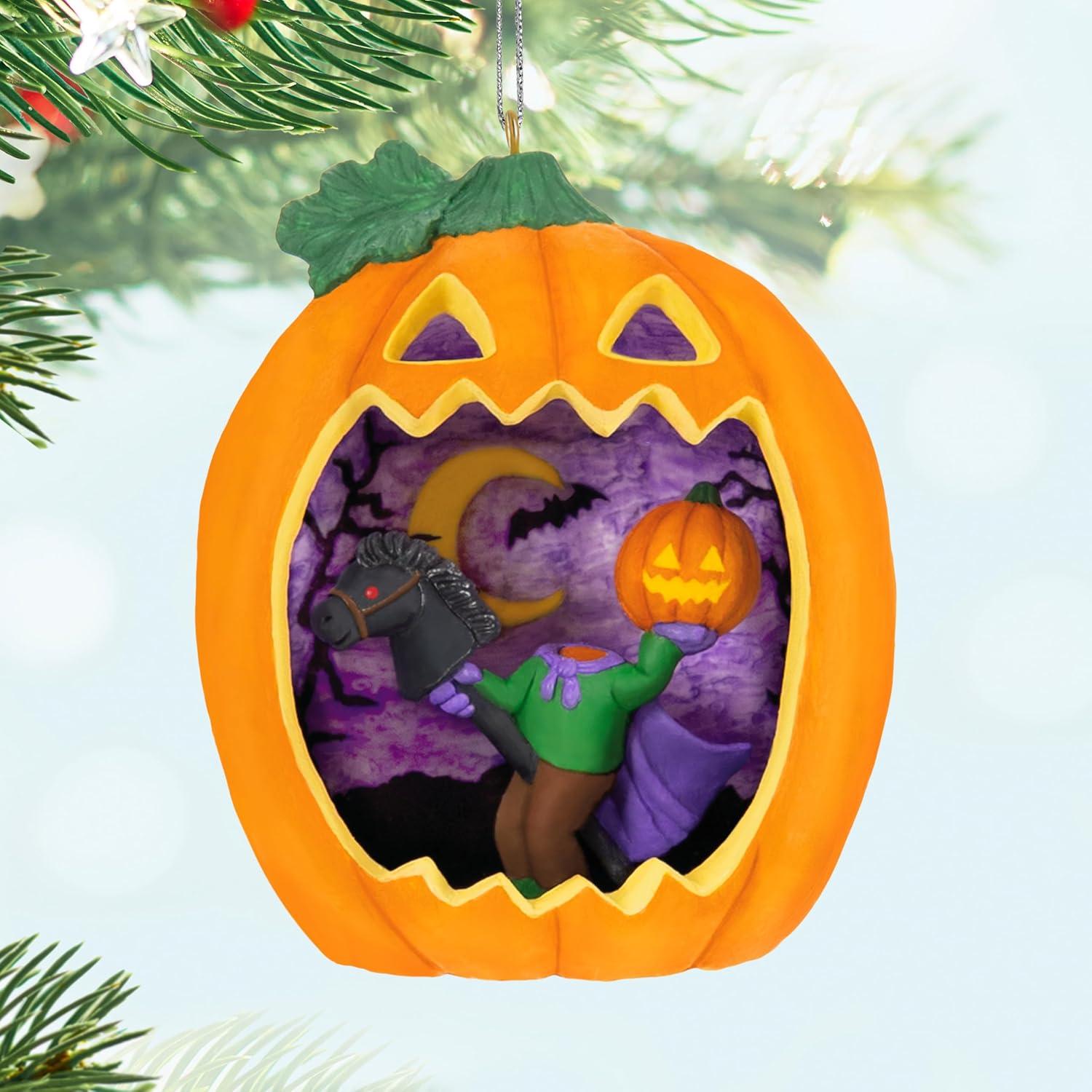 imageHallmark Keepsake Halloween Ornament 2025 Happy Halloween Devil Pumpkin Diorama2024 Happy Halloween