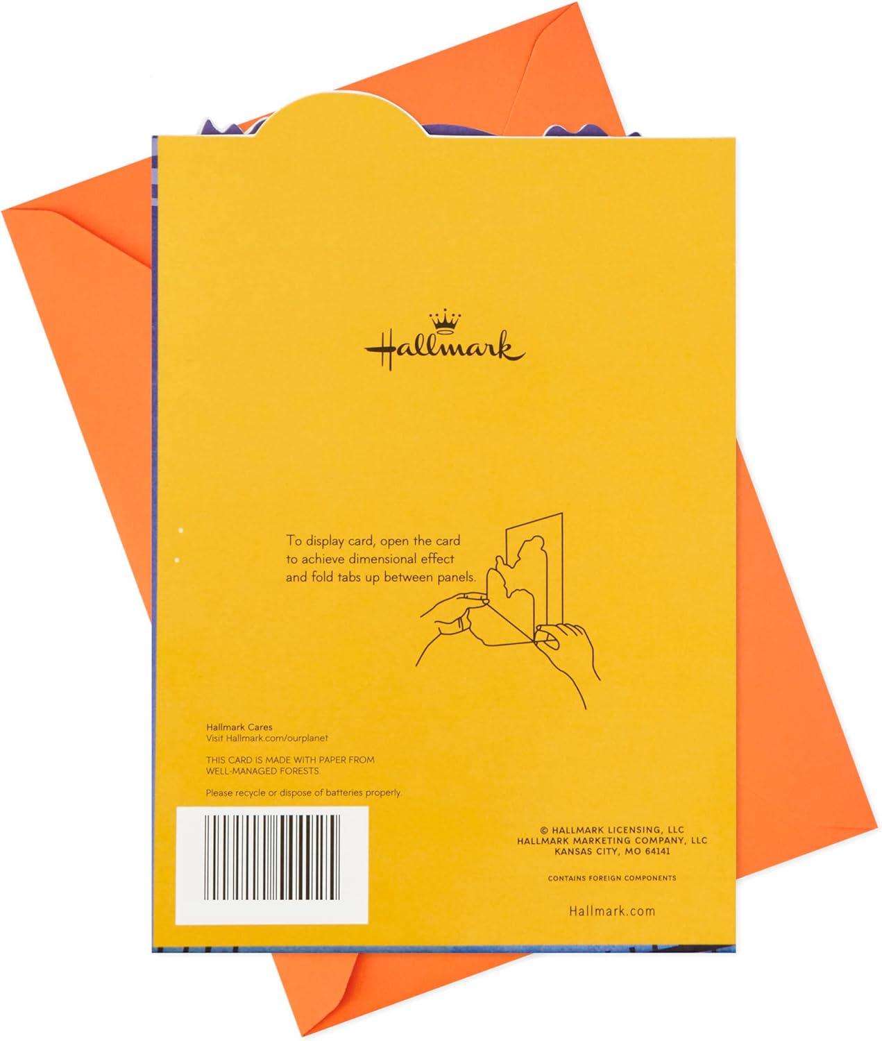 imageHallmark Musical Halloween Card for Kids Displayable Ghosts in CemeteryPop Up with Music Ghosts in Cemetery