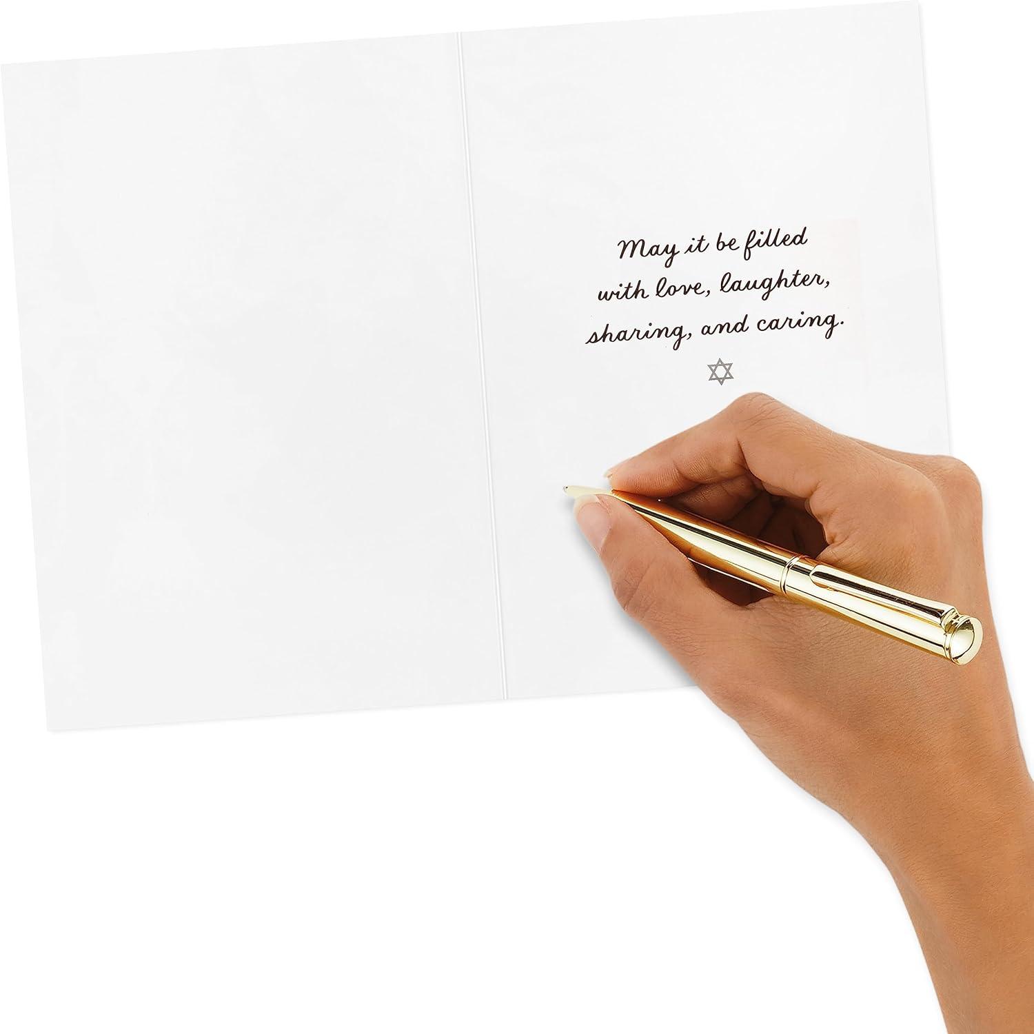 imageHallmark Tree of Life Hanukkah Boxed Cards 16 Cards and Envelopes Modern MenorahModern Menorah Hanukkah Cards