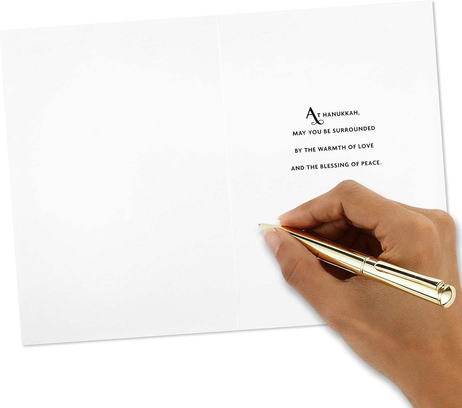 imageHallmark Tree of Life Hanukkah Boxed Cards 40 Cards and Envelopes Blue and Silver DoveShalom Hanukkah Cards