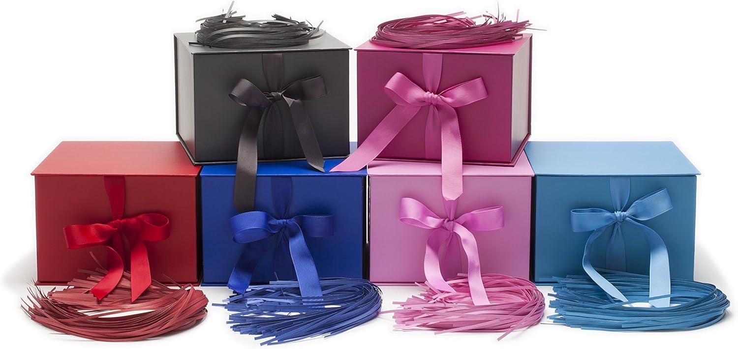 imageHallmark quotHallmark 7quotquot Gift Box with Lid and Paper Fill Dark Blue for Christmas Hanukkah Fathers Day Birthdays Baby Showers and Graduationsquot navy blue large 5EBC1118Navy Blue