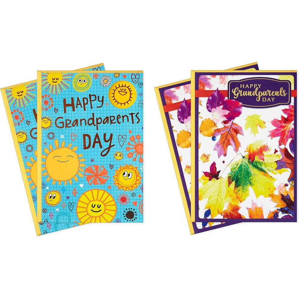imageHallmark Assorted Grandparents Day Cards Special Wishes Pack of 4 Cards and Envelopes