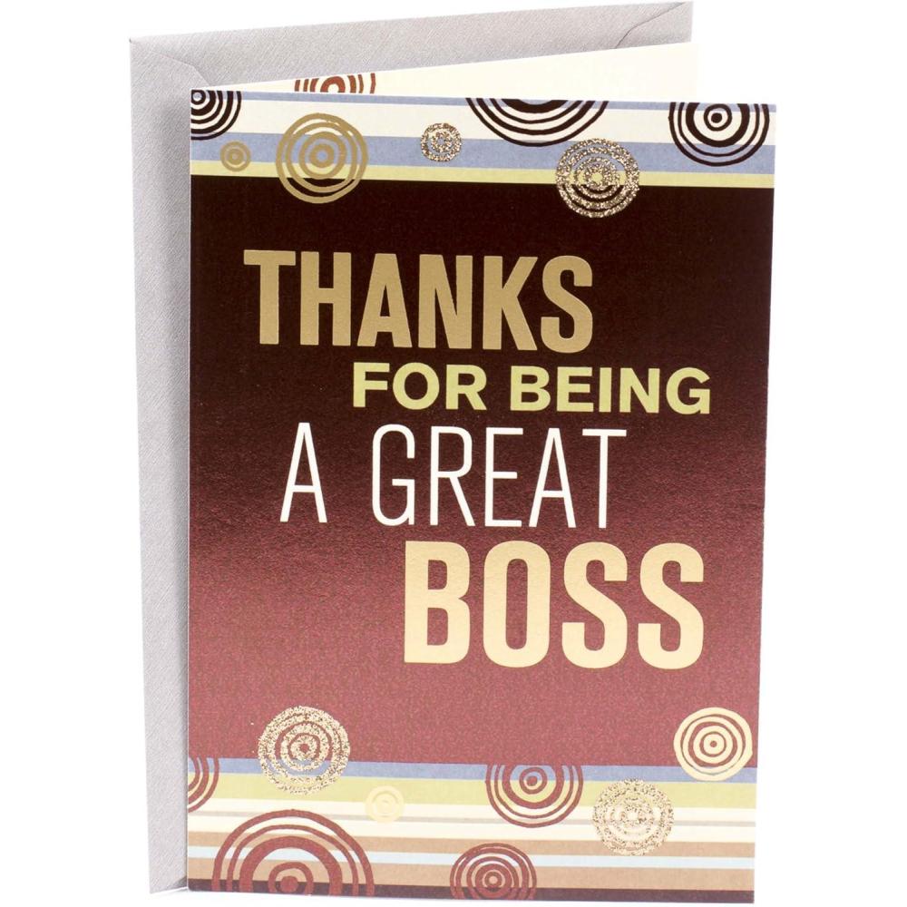 imageHallmark Bosss Day Card ThanksYou Want Me to Succeed