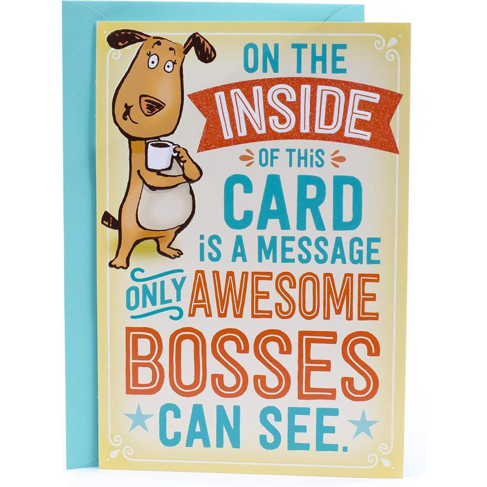 imageHallmark Bosss Day Pop Up Card from All Big FussAwesome Bosses
