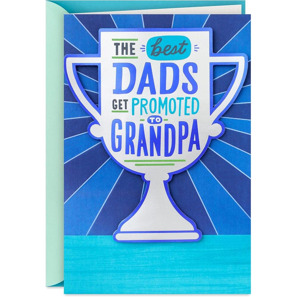 imageHallmark Fathers Day Card for Grandpa Best Dads Get Promoted to GrandpaBest Dads Get Promoted to Grandpa