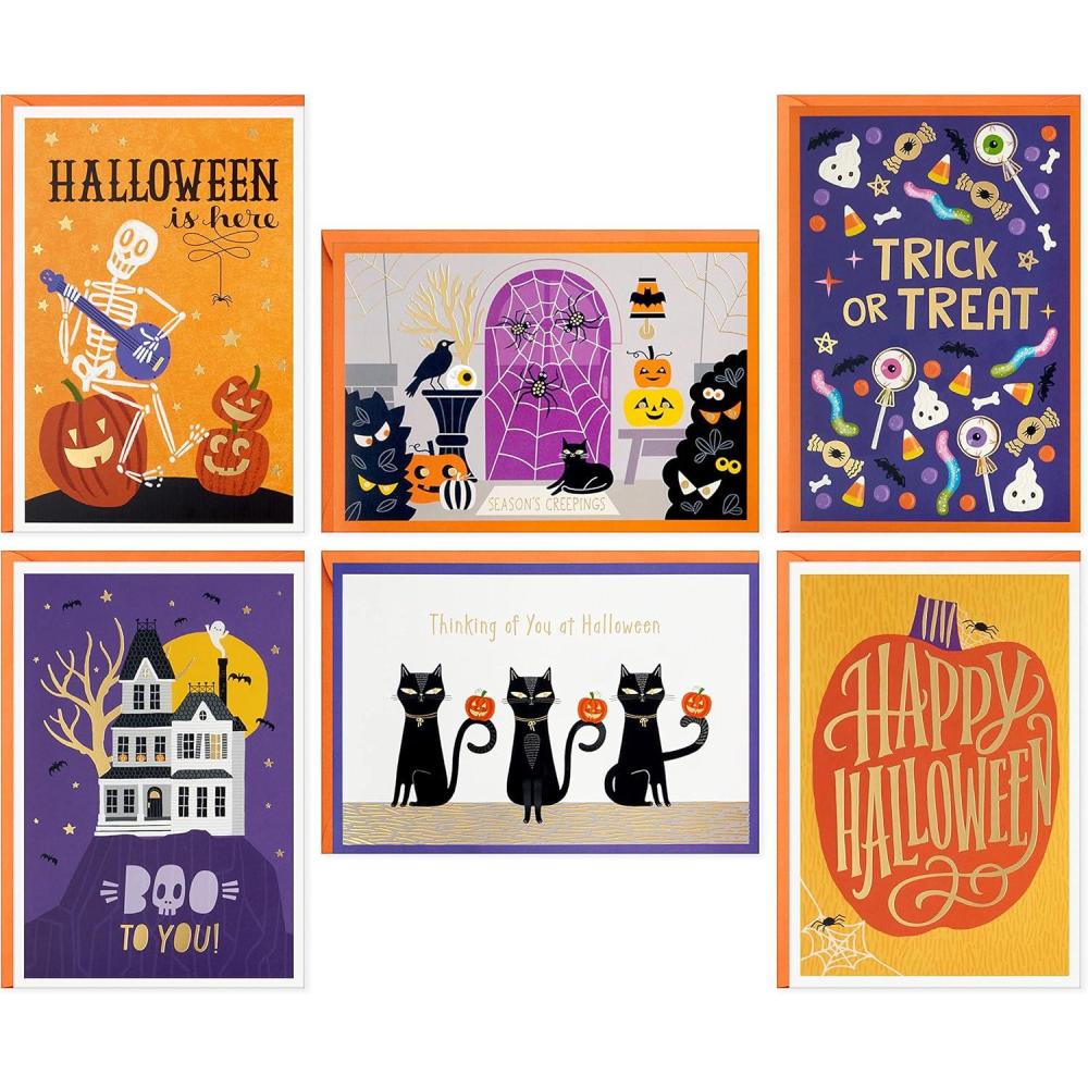 imageHallmark Halloween Cards Assortment Boo to You 36 Cards with EnvelopesBoo to You