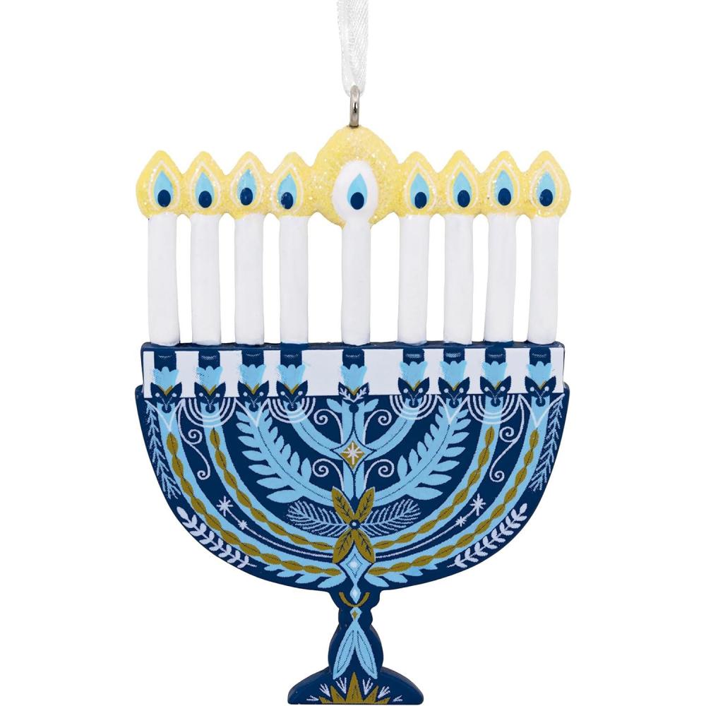 imageHallmark Hanukkah Festival of Lights Menorah Christmas OrnamentMenorah