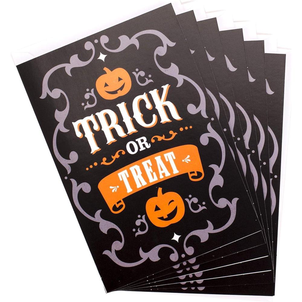 imageHallmark Hocus Pocus Pack of Halloween Cards Sanderson Sisters 4 Cards with EnvelopesTrick or Treat 6 Cards