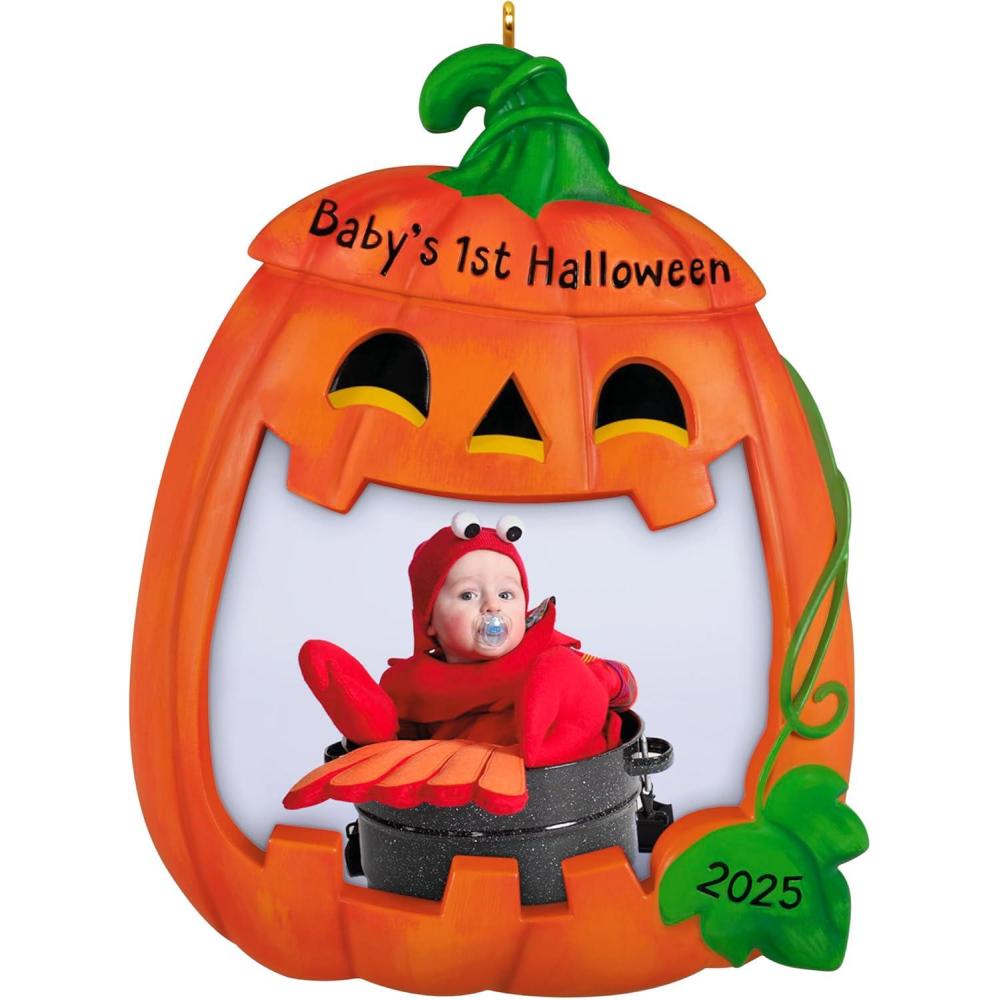 imageHallmark Keepsake Halloween Ornament 2025 Babys First Halloween 2025 Photo Frame2025 Babys First Halloween