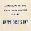 Hallmark Boss’s Day Card (Thanks)(You’re the Best  Boss)