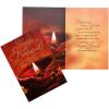 Hallmark Golden Thread Diwali Greeting Cards (6 Cards with Envelopes) Happy Diwali(Diwali Candle)