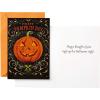 Hallmark Halloween Cards Assortment, Wicked Cat and Pumpkins (8 Cards with Envelopes)(Wicked Cat and Pumpkins)
