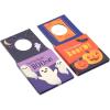 Hallmark Halloween Door Hangers (6 Hanging Card Pockets, 2 Designs) You’ve Been Booed, Purple Ghosts, Orange Pumpkins