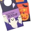 Hallmark Halloween Door Hangers (6 Hanging Card Pockets, 2 Designs) You’ve Been Booed, Purple Ghosts, Orange Pumpkins