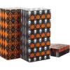 Hallmark Halloween Party Favor and Wrapped Treat Bags (30 Ct., Skulls and Pumpkins, Ghosts and Eyes) for Trick or Treating, Class Parties, Luminaries, Crafts, Día de los Muertos(Skulls  Pumpkins  Ghosts (30 Count))