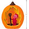 Hallmark Keepsake Halloween Ornament 2025, Happy Halloween, Devil Pumpkin Diorama(2025 Happy Halloween)
