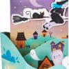 Hallmark Paper Wonder Halloween Pop Up Card with Music and Motion (Flying Witch)(Pop Up with Motion and Sound  Flying Witch)
