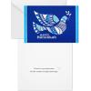 Hallmark Tree of Life Hanukkah Boxed Cards (40 Cards and Envelopes) Blue and Silver Dove(Blue and Silver Dove Hanukkah Cards)