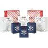 Hallmark Good Mail Holiday Gift Bag Assortment (8 Bags; 3 Small 6″, 3 Medium 9″, 2 Large 13″) Snowflake, Rainbow Stripes, Holiday Checklist for Christmas, Festivus, Hanukkah, Kwanzaa, Winter Solstice