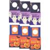 Hallmark Halloween Door Hangers (6 Hanging Card Pockets, 2 Designs) You’ve Been Booed, Purple Ghosts, Orange Pumpkins
