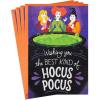 Hallmark Hocus Pocus Pack of Halloween Cards, Sanderson Sisters (4 Cards with Envelopes)(Hocus Pocus Halloween  4 Cards)