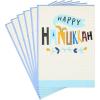 Hallmark Holiday Cards for Christmas, Hanukkah and Kwanzaa (6 Cards with Envelopes)(Happy Hanukkah  6 Cards With Envelopes)