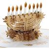 Hallmark Signature Paper Wonder Pop Up Hanukkah Card (Menorah)