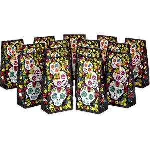 Hallmark Day of the Dead Party Favor and Wrapped Treat Bags (15 Ct.) for Halloween, Día de los Muertos, Class Parties, Care Packages and More(Treat)
