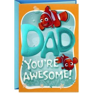 Hallmark Fathers Day Card for Dad from Kid (Favorite Place is Next to You)(You’re Awesome  Finding Nemo)