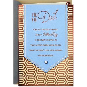 Hallmark Fathers Day Card for Dad from Son (Wonderful Dad)(Dad  We Don’t Often Say It)