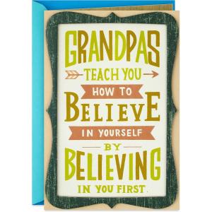 Hallmark Fathers Day Card for Grandpa (Grandpas Teach You)(Grandpas Teach You)
