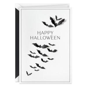 Hallmark Signature Halloween Card (Bats, Perfectly Unsettling)