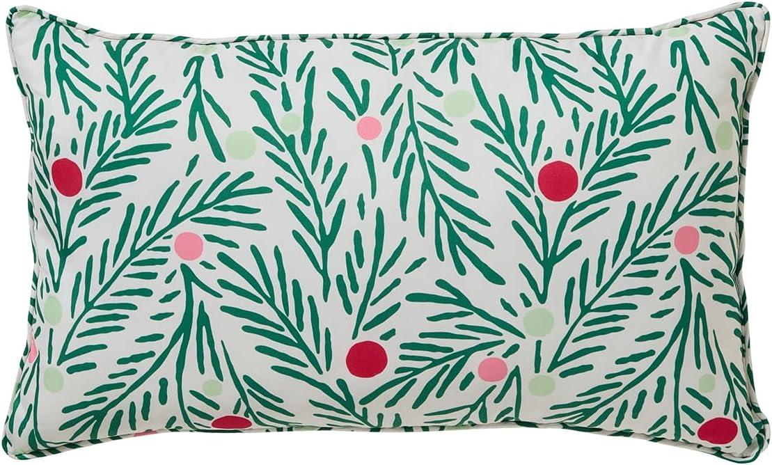 imageHallmark FullQueen Comforter Set 4Piece Soft Holiday Bedding Set with Pillowcases and Decorative Pillow Medium Weight Bedding for YearRound Use Fade ampamp Wrinkle Resistant Cozy Christmas RedJoy to Your World Green