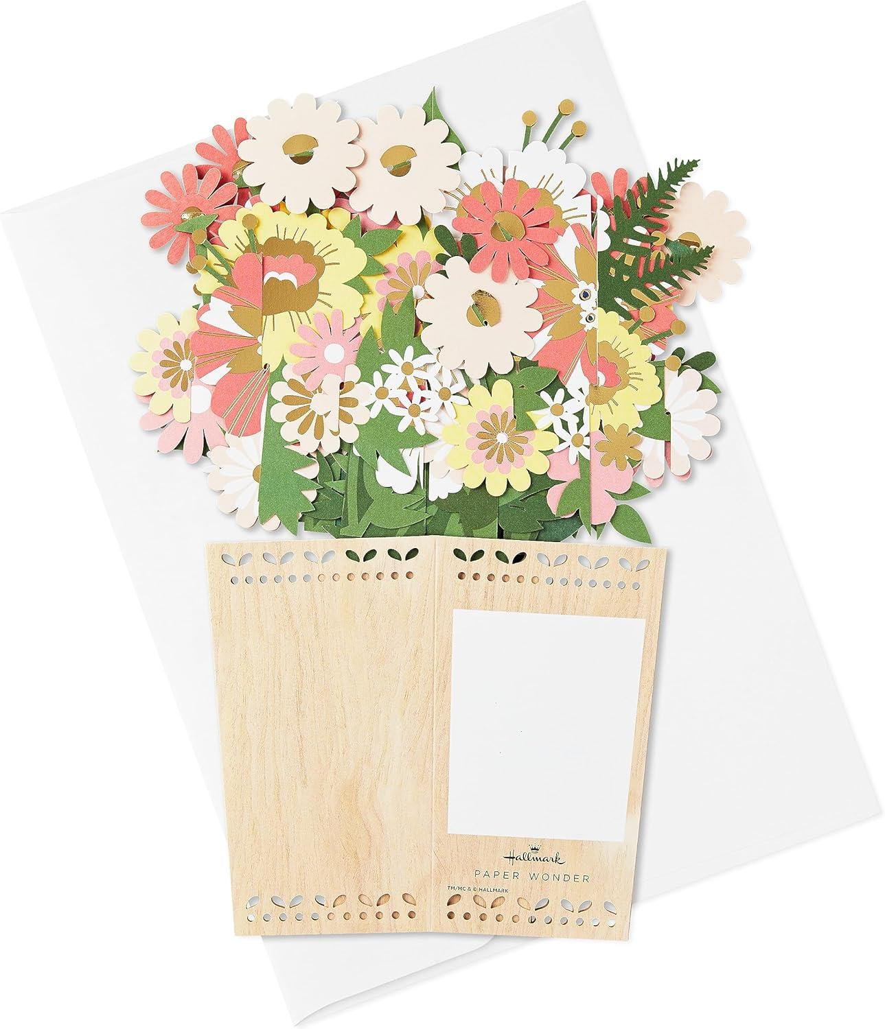 imageHallmark Jumbo Pop Up Mothers Day Card or Birthday Card for Women Floral Bouquet