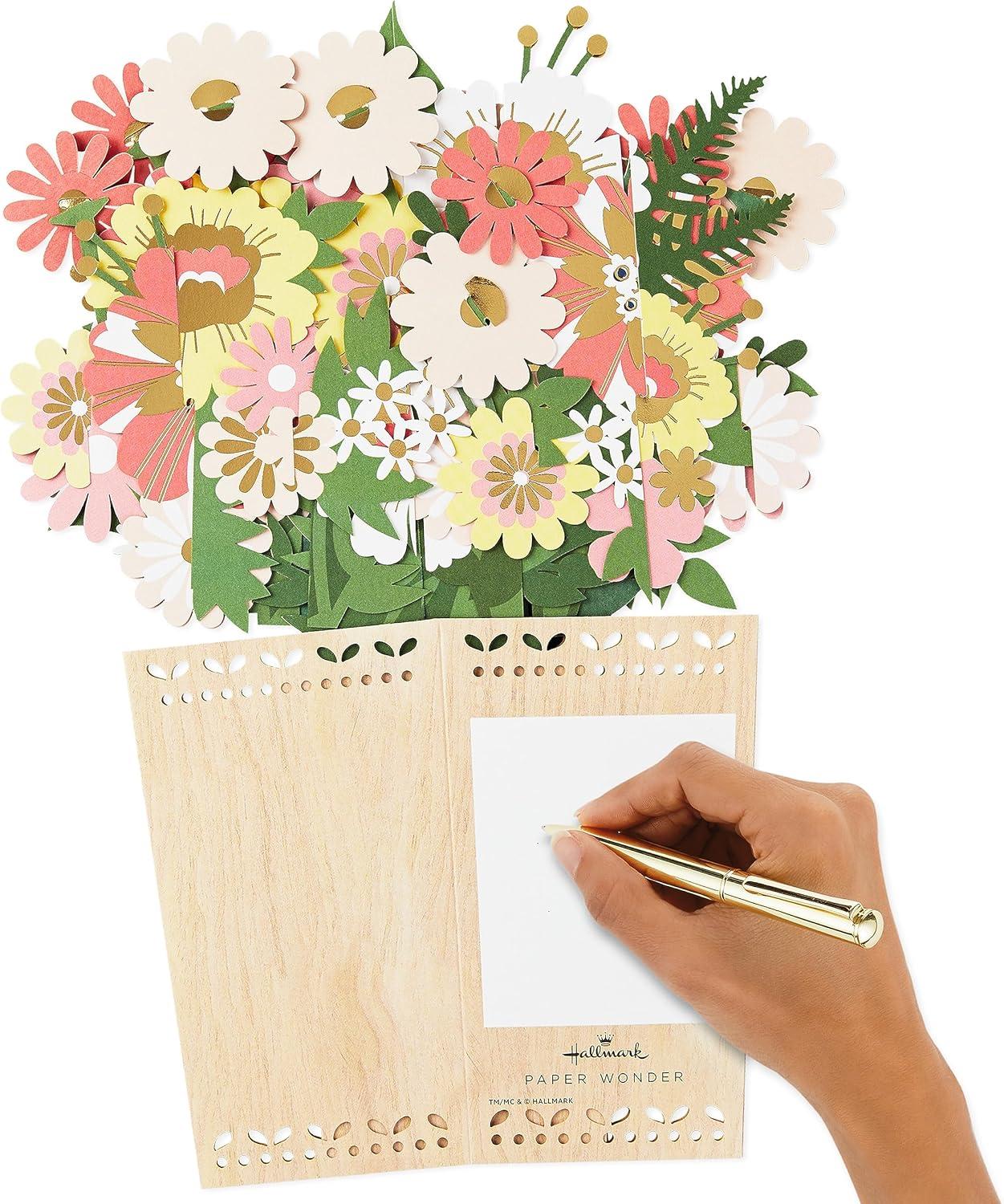 imageHallmark Jumbo Pop Up Mothers Day Card or Birthday Card for Women Floral Bouquet