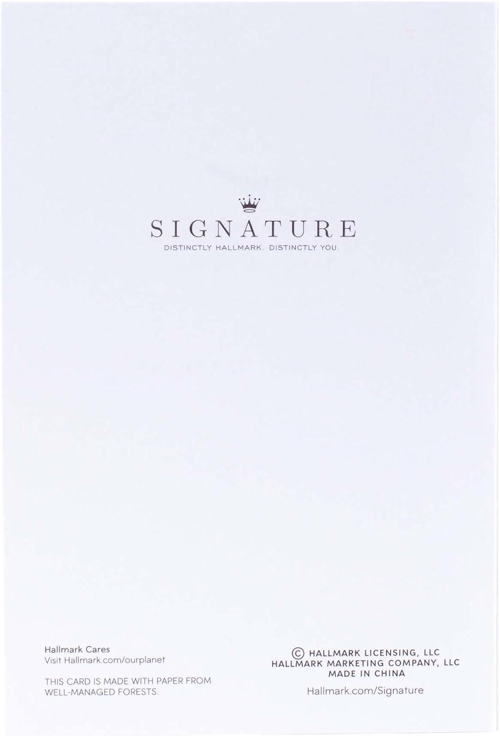 imageHallmark Signature Wedding Card Bridal Shower Card Engagement Card Ever AfterNavy Blue