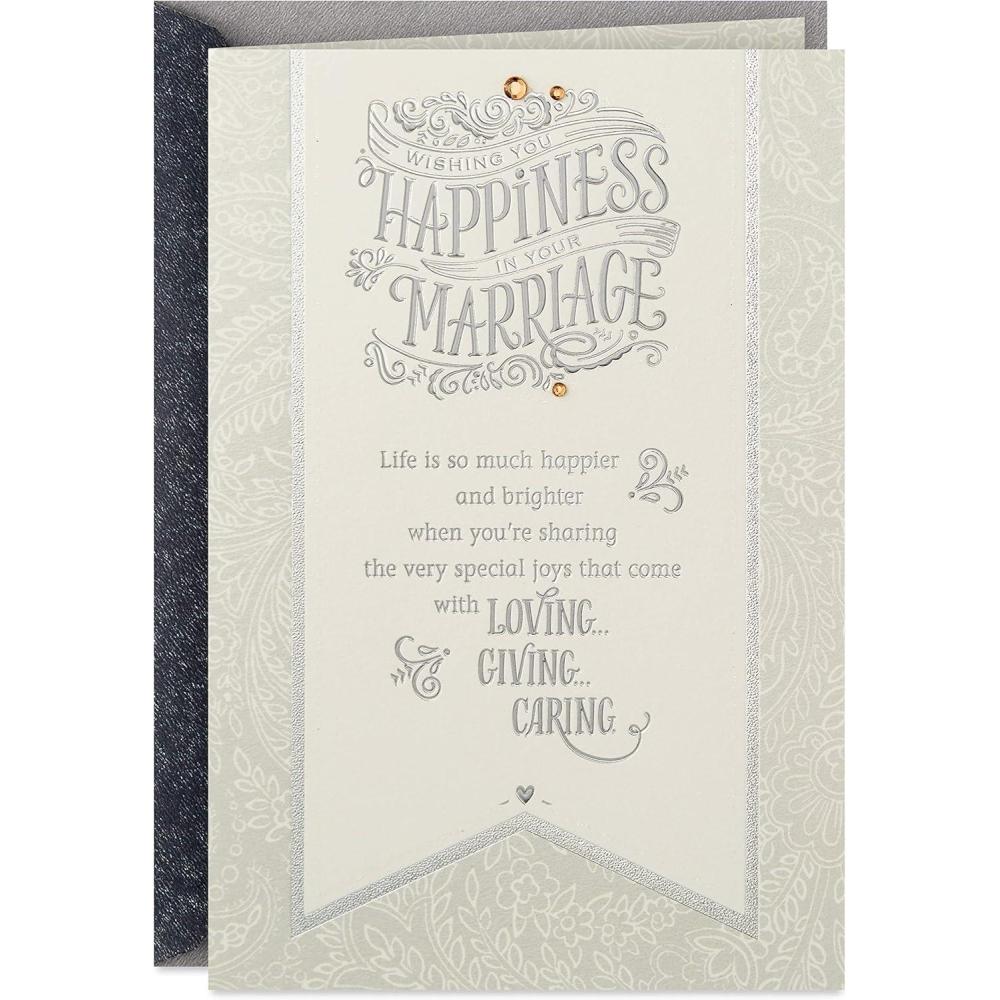 imageHallmark Wedding Card Bridal Shower Card Engagement Card So Right for Each OtherWishing You Happiness in Your Marriage