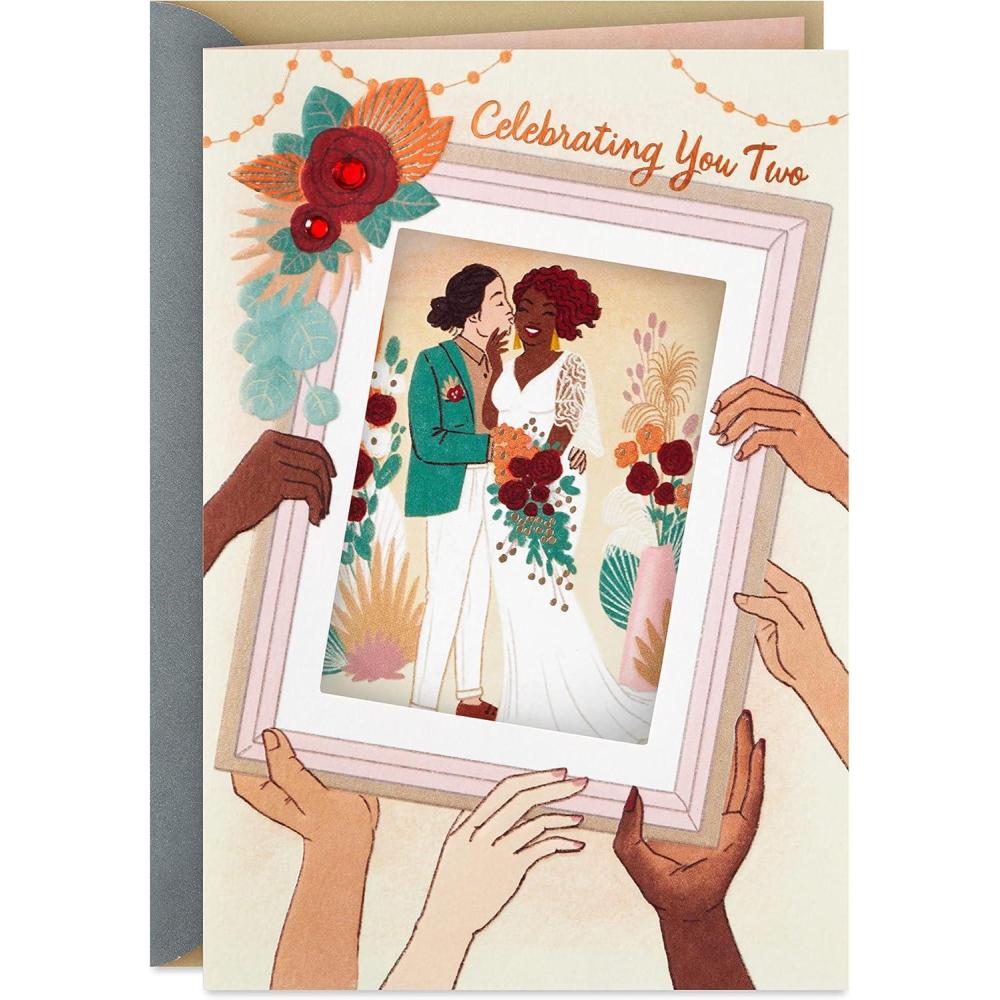 imageHallmark Wedding Card Bridal Shower Card Engagement Card from All Celebrating You TwoCelebrating You Two