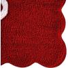 Hallmark – Bath Rug, Scallop Edge with Soft Tufted Pile, Holiday Home Decor (Christmas Wreath, 30″ Round)(Ho Ho Ho Red)