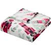 Hallmark – Blanket, Soft Plush, Oversized Throw Blanket for Couch or Bed, for Year-Round Use, Fade & Pill Resistant (Cozy Christmas Red/Green, 50″ x 70″)
