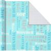 Hallmark Christmas Wrapping Paper with Cutlines on Reverse (3 Rolls: 120 Sq. Ft. Total) Winter City Scene, Rustic Snowflakes on Red, Nutcrackers with Foliage(Teal and Silver  Elegant Woodland with Deer  Holographic Pinecones)