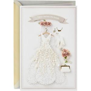 Hallmark Signature Wedding, Bridal Shower, or Engagement Card (Here Comes the Bride)