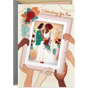 Hallmark Wedding Card, Bridal Shower Card, Engagement Card from All (Celebrating You Two)(Celebrating You Two)